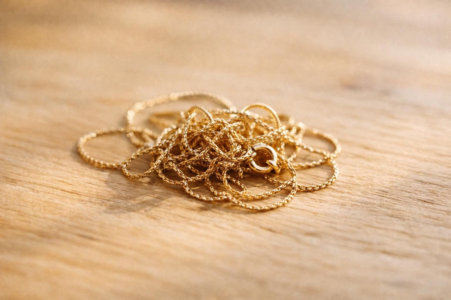 découvrez la signification spirituelle profonde d'un collier qui s'emmêle et ce que ce phénomène symbolise dans votre vie.