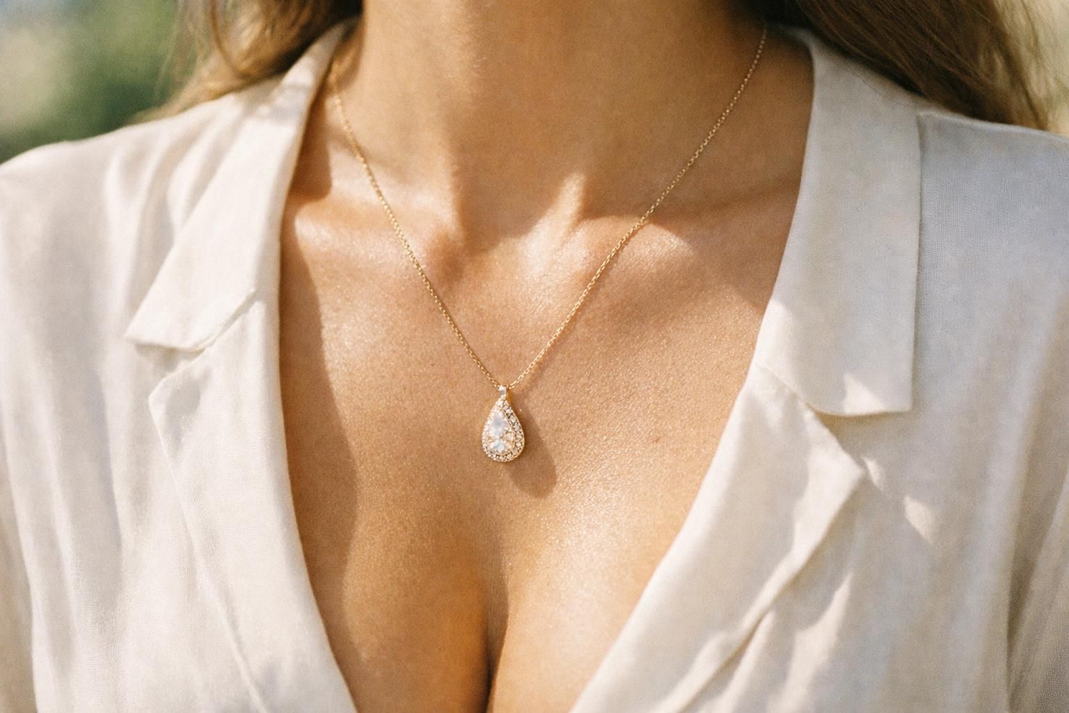 découvrez nos conseils pour choisir le pendentif idéal qui sublimera votre décolleté plongeant et apportera une touche d'élégance à votre tenue.