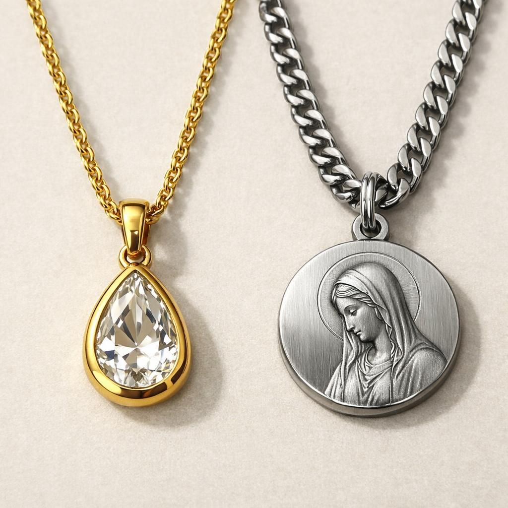 découvrez les différences clés entre un collier pendentif et un collier médaille pour choisir le bijou parfait qui correspond à votre style et personnalité.