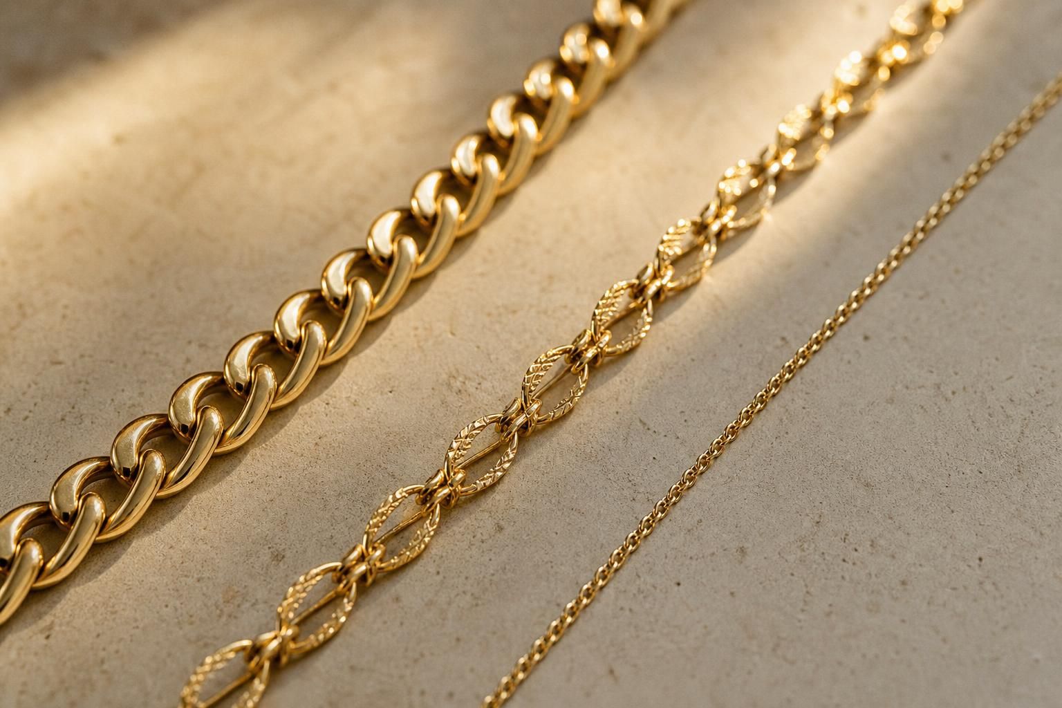 découvrez les différences entre chaîne, collier et chaînette pour bien choisir votre bijou selon votre style et vos préférences.